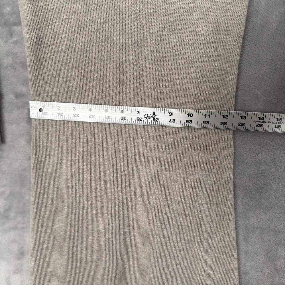 Polo Ralph Lauren Henley Maxi Style Long Dress Grey Medium Thermal  Waffle - Picture 15 of 15